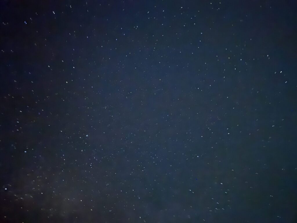 満点の星空